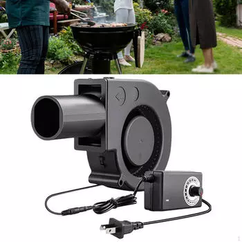 Охлаждающий вентилятор, продувающий двигатель постоянного тока 12 В, прочный, портативный, универсальный, малошумный, регулируемый ветряной турбовоздуходувка