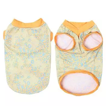 Охлаждающий жилет для собак с V-образным вырезом, дышащая технологичная ткань, летний, для активного отдыха, походов, прогулок, пляжных мероприятий, стильные принты, красный, большой размер M