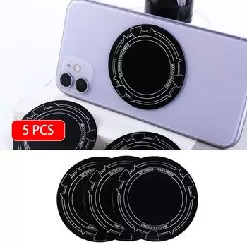 Охлаждение игр, Термальная металлическая пластина, Металлическая пластина-охладитель, Радиатор сотового телефона, Наклейка-кулер для телефона 5Pcs