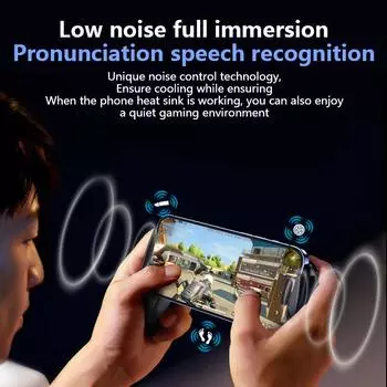 Охлаждение мобильного телефона Геймпад Полупроводниковый охладитель для iPhone Android Игровой контроллер Аксессуары Type-C Малошумная ручка для телефона