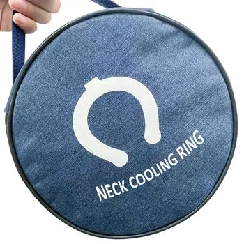 Охлаждение шеи, охлаждающий чехол для шеи, охлаждающий холод, изоляция холода, тепловой удар, хранение тепла, хранение холодного тепла, выходной охладитель, чехол, кольцо, [20 см x 20 см]
