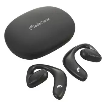 Ohm Denki AudioComm полностью беспроводные наушники AIR Black Block Your Ears Offset Наушники для звонков со смартфона Беспроводные беспроводные Bluetooth OHM не чёрный