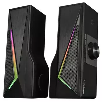 Ohm Denki AudioComm Speaker Проводной USB-подключение ПК-динамик с подсветкой Светящийся игровой динамик Игровой USB-динамик OHM ASP-U180Z 03-5027