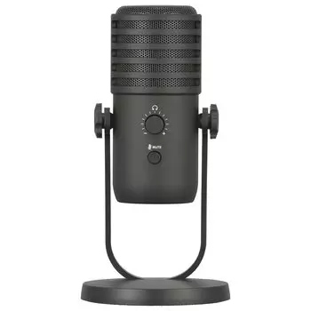 Ohm Denki AudioComm USB конденсаторный микрофон для студийной записи веб-трансляций игровых трансляций видеотрансляций конференций записи вокала OHM WB-UM200N 03-1659