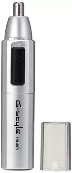 Ohm Denki OHM триммер для мытья носа машинка для стрижки волос в носу серебристая HB-8971