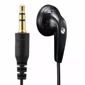 Ohm Electric AudioComm Моно наушник для ТВ стерео микс вставной тип 3 м OHM EAR-I232N 03-0445 чёрный