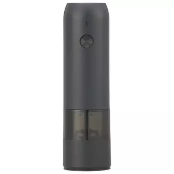 Ohm Electric Electric Mill Salt Mill Pepper Mill Salt Pepper Stylish USB Rechargeable Electric Spice Grinder Black OHM COK-PSM003-K 08-1500