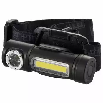 Ohm Electric LED Multi Headlight USB перезаряжаемый 160лм OHM LHA-MUSB160C-K 08-0995