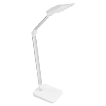 Ohm Electric LED Настольный светильник Ra93 Сенсорный выключатель 840 люмен Дневной свет 3 уровня регулировки угла затемнения Тип A Эквивалентный белый ODS-LDR2KW 06-2158 белый