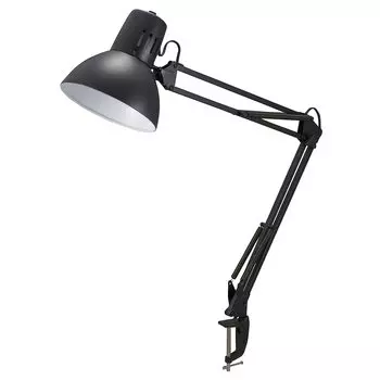 Ohm Electric Table Lamp Black AS-N10AW-K (Body…Steel, Clamp…Aluminum)