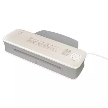 Ohm Ohm Denki OffiStyle Personal Совместимость с A4 Для 100 микрон Автоматический источник питания Включает в себя выпуск рулона (OHM) Ламинатор, размер, пленка, выкл, функция, белый