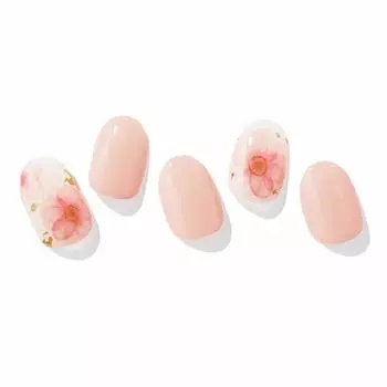 ohora Official N Pink Nail Seal Gel Nail Seal Hardening Hardening Type Gel Nail Seal Flower Floral Pattern ND-051: Бриз/Охора [Предмет]