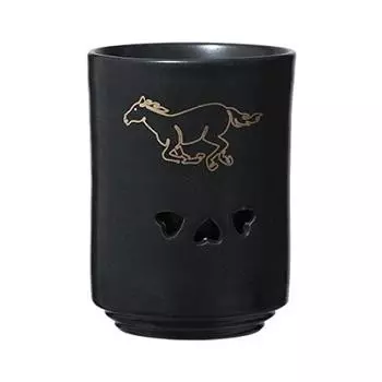 Ohori Soma Ware Matsunaga Kiln от Satomi Nakano Подарок на 60-летие Подарочная чайная чашка Стильная двойная тепловая поддержка KACHI-UMA08