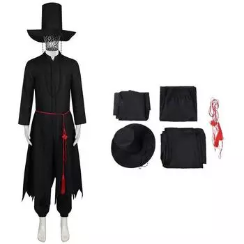 Охотники K-pop Демон Косплей Одежда Полиэстер Игра Аниме Одежда для фанатов Собрания L