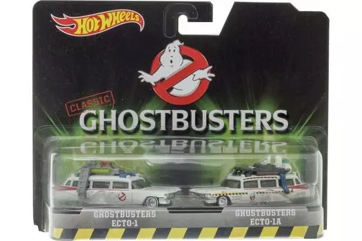 Охотники за привидениями Классическая литая машинка Hot Wheels 164 Scale 2 Pack ECTOONE и ECTOONE A КЛАССИЧЕСКАЯ ЛИТАЯ МАШИНА HOT WHEELS 164 Scale 2PACK ECTO-1