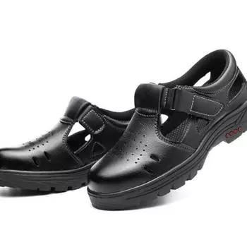 Охрана труда мужская устойчивая к запахам ударопрочная устойчивая к проколам защитная обувь дышащая защитная обувь D172 35 чёрный