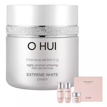 Ohui Extreme White Cream 50ml + Miracle Moisture Miniature Basic Cosmetics 3-piece Kit