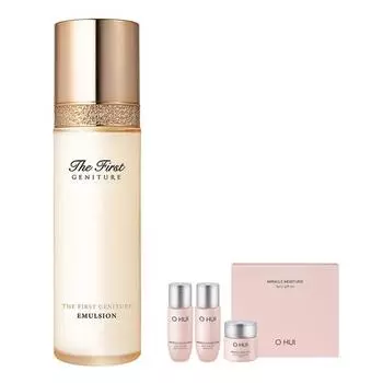 Ohui Эмульсия First Nature 150 мл + набор из 3 предметов базовой косметики Miracle Moisture Miniature