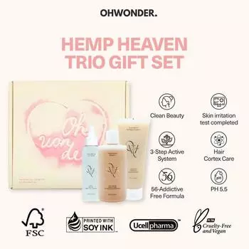 [OHWONDER.] Подарочный набор Hemp Heaven Trio