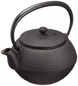 Oigen Nanbu Ironware Seieido Nanbu Ironware Чайник Maromi Arale Маленький открытый огонь E-110S чёрный