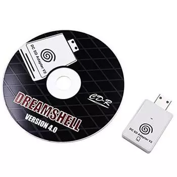 Oikabio Адаптер-ридер для карт памяти Dc Sd Tf V2 для Dreamcast и CDMet Dreamshell загрузчик белый