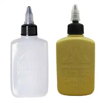 Oil Dispenser 100ML Small Camping Oil Bottle Dispenser with Twist Top Portable Leak-Proof Dispensing Bottles for Oil Soy Sauce