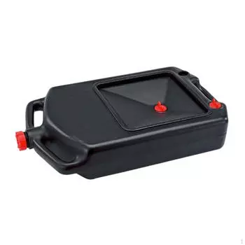 Oil Drain Container Pan Prevents Spills Leakproof with Handle for RV Automotive