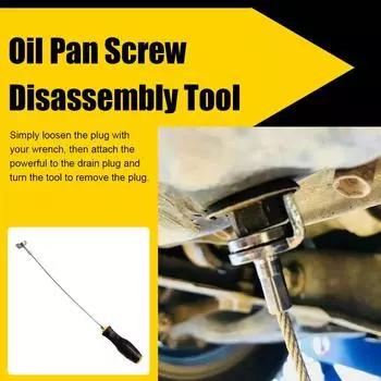 Oil Drain Plug Removal Tool Strong Magnetic Oil Plug Anti Auto Maintenance Tool Wrench Scald Remover Car I1S3