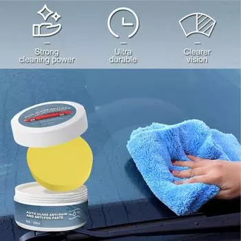 Oil Film Remover For Car Window Auto Windshield Oil Remover Multifunctional Vehicle Window Oil Film Cleaner Auto Windshield Oil CHINA