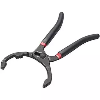 Oil Filter Pliers Wrench Filter Adjustable 10/12 Remover Pliers for Oil Filter Removal with Non-Slip Handle 10-Inch чёрный