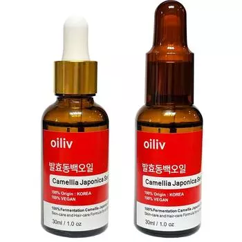 Oil Live Домашний ферментированный концентрат масла камелии 100% увлажняющее масло (Специальное предложение 1+1) 30мл+30мл, 2 шт, 30мл