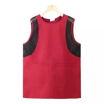 Oil-proof Breathable Apron Trendy Style Baking Apron Professional Use Waterproof Apron Kitchen Use