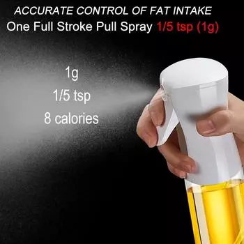 Oil Spray Bottle for Cooking for Portable Kitchen Gadgets Accessories Oil Sprayer for Air Fryer Salad BBQ Baking 200/300/500ml
