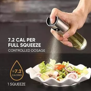 Oil Sprayer Spray Bottle Olive Oil Spray for Salad BBQ Kitchen Baking Roasting for Cooking Olive Oil Sprayer Mister 100ml
