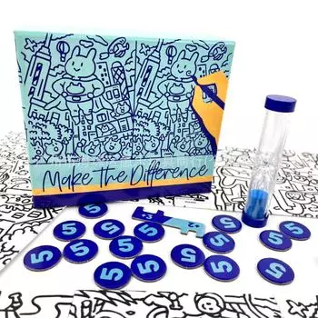 Oink Game Make The Difference Настольная игра Карты Draw Different And Find The Difference