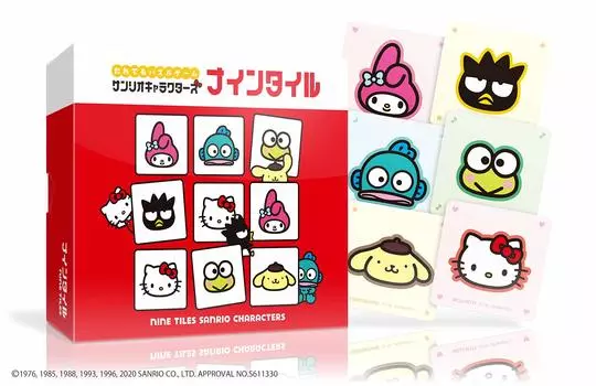 Oink Games Настольная игра Nine Tiles Sanrio Персонажи