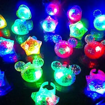 Oishi Сияющее кольцо с бриллиантом Сияющее кольцо с бриллиантом Кольцо Flash Co., Ltd. [36 штук] (Светящееся кольцо)