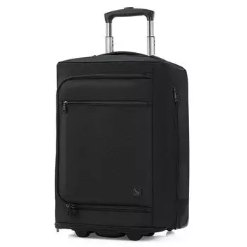 OIWAS Мужская дорожная сумка на колесиках, рюкзак для багажа на колесиках, 60 л, большая вместимость на колесах, женский для деловой кабины, расширение для ручной клади чёрный