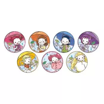 Ojamajo Doremi 15 Арт-коробка «Сезон дождей» из 7 банок значков Dokkaan! увидеть. [Иллюстрация графика]