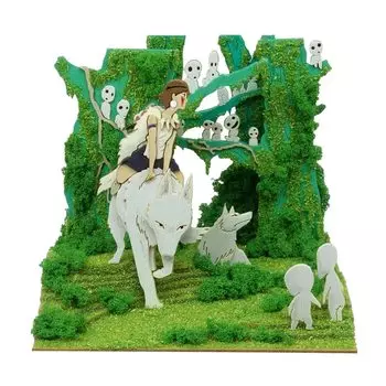 OJOP Sankei Studio Ghibli мини Принцесса Мононоке Дух леса Бумага Craft MP07-138