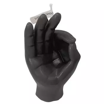 OK Gesture Креативная свеча Забавная соевая восковая долговечная свеча Ароматерапевтические свечи с жестами для рук Спальня Гостиная Декор стола белый