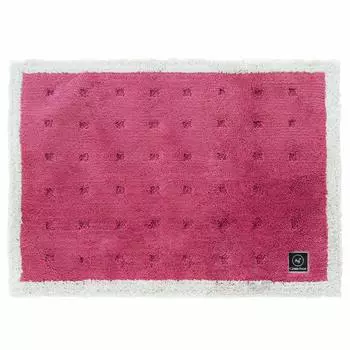 Oka Bathroom Foot Wiping 50cm x Good Drying Bath Clean Foot Quick Mat, Pink, Approx. 70cmcm, Ag+ Mat, (Water Absorbent, Drying, Antibacterial) розовый