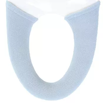 OKA Blooming Season Washing Heating Type Toilet Seat Cover Blue in Japan Washable Warm Water Washing Toilet Seat (Made Thick)