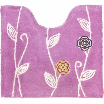 Oka etoffe Toilet Mat Pink Pink 57 x 62cm 2.