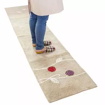OKA Etofu Kitchen Mat 50 x 240cm Approx. (Beige) бежевый