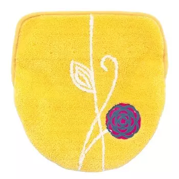 OKA ETOFU Toilet Lid All Types Yellow Cover, (U, O, Cleaning, Heating) (Nordic, Washable, Stylish)