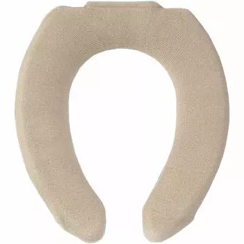 OKA ETOFU Toilet Seat Cover Beige Washable U-shaped (Nordic Stylish)