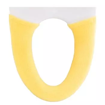 OKA ETOFU Toilet Seat Cover for Washing and Heating Yellow Washable (Nordic Stylish)