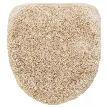 OKA Good Drying D Nature Toilet Lid Cover Drenimo Type Combined Beige Water Absorption Quick Drying Antibacterial Odor Resistant Toilet Washable