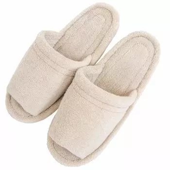 OKA Good Dryness D Nature Slippers L Size Size Up to Beige Indoor Toilet (Foot Approx. 27cm) (Kandryoko Washable)